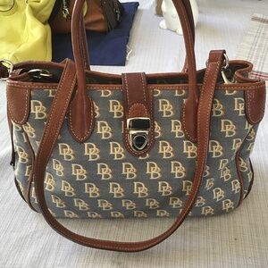 Dooney and Bourke denim canvas purse